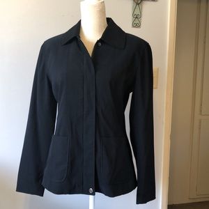 Liz Claiborne black rain jacket. Like new.
